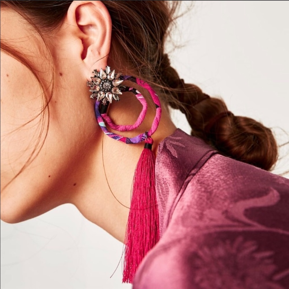 Zara tassel earrings